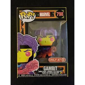 Funko Pop! Vinyl: Marvel - Gambit - Target Exclusive Black Light #798